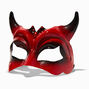 Masque avec cornes de diable rouge,