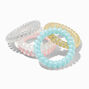 Claire&#39;s Club Fairy Glitter Coil Bracelets - 5 Pack,