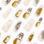 Sunburst Jelly Squareletto Vegan Faux Nail Set - 24 Pack,