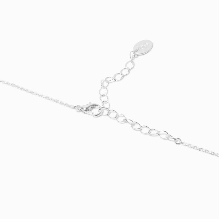 Parure de bijoux flocon de neige en zircon cubique couleur argent&eacute;e - Lot de 2,