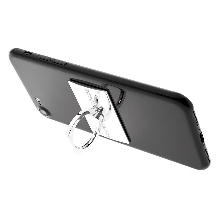 Silver Glam Plate Ring Stand,