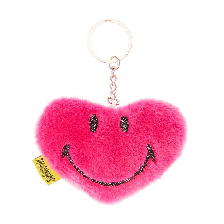 Claire's Porte-clés en peluche douce Smiley World®