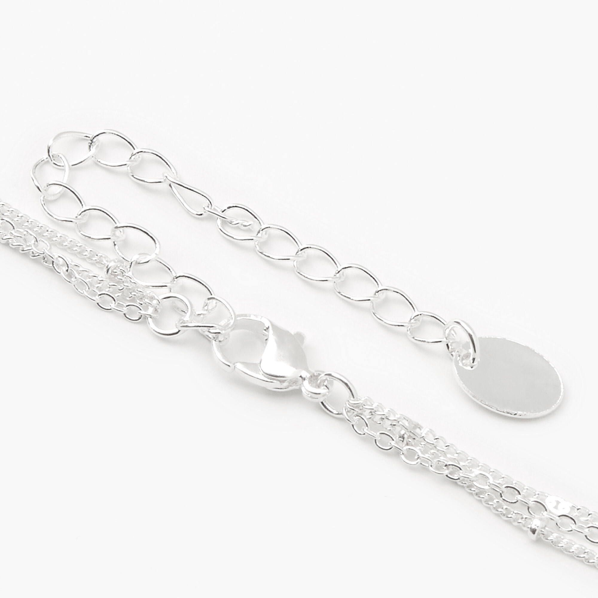 Parure de bijoux papillons texturés en zircon cubique d'imitation couleur argentée - Lot de 2,