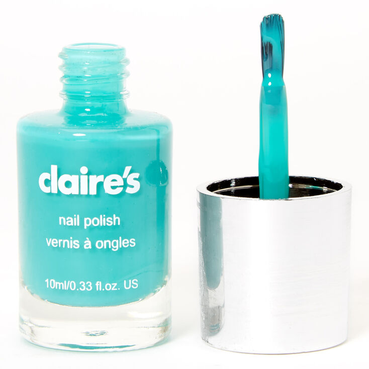 Claire's Vernis à ongles uni - Vert menthe foncé