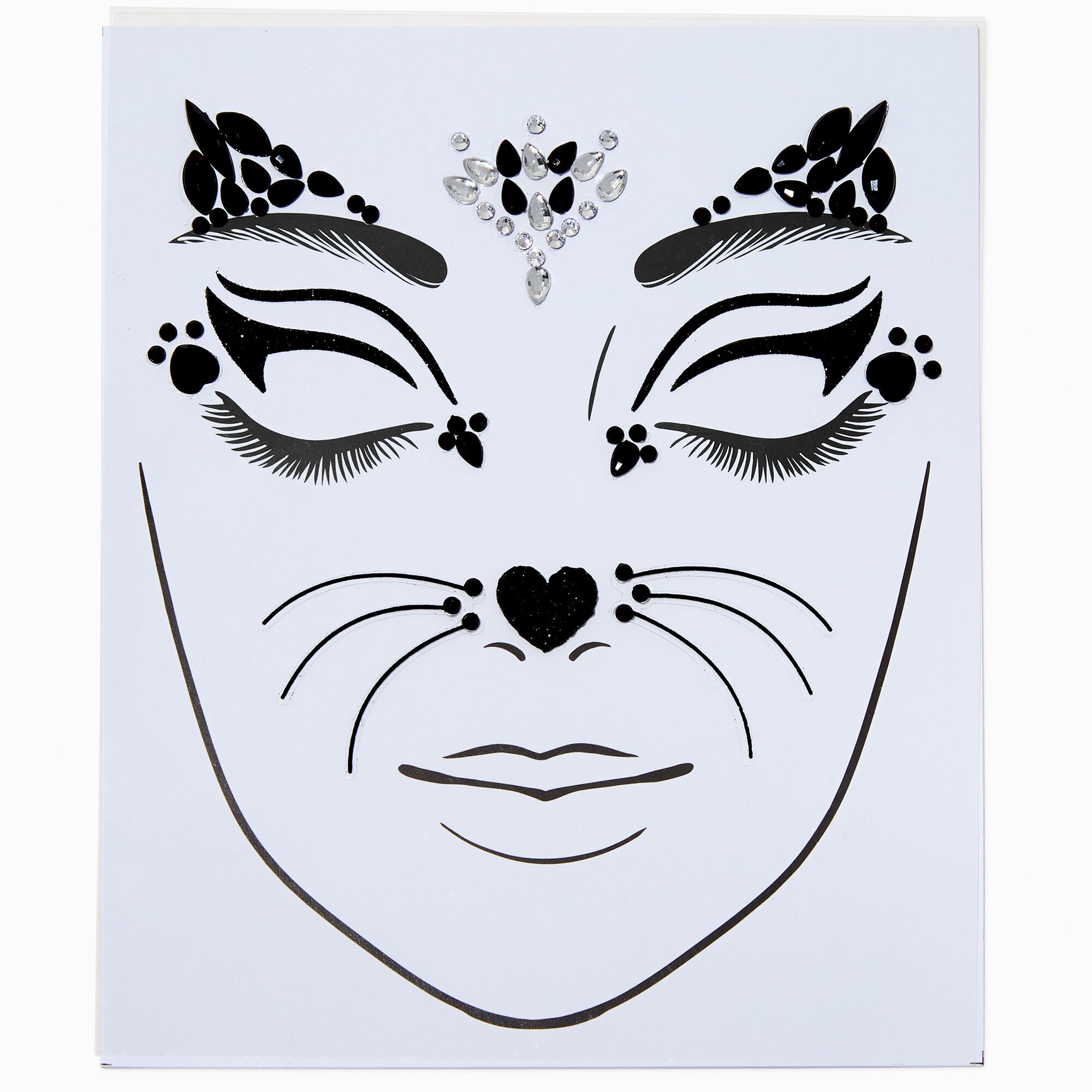 Black Cat Halloween Eye Gems,
