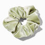 Sage Green Medium Velvet Hair Scrunchie,