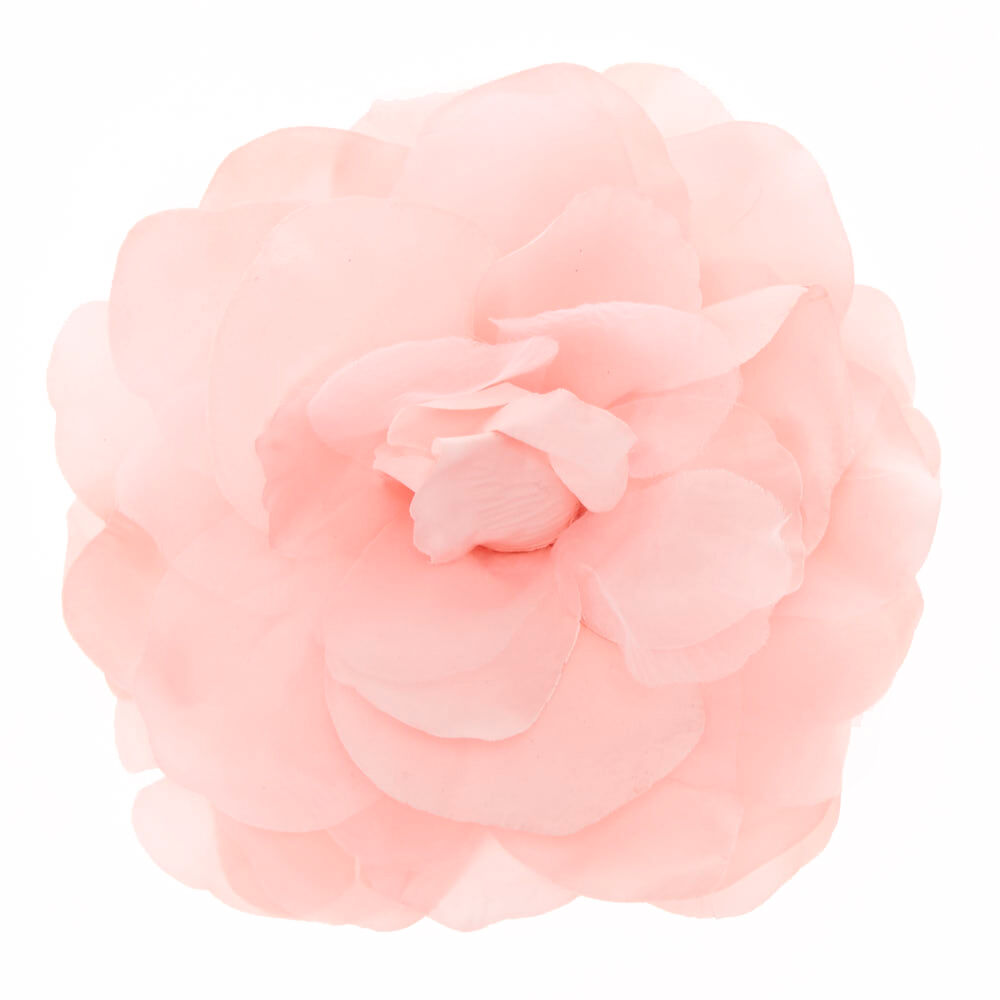 pink rose hair clip