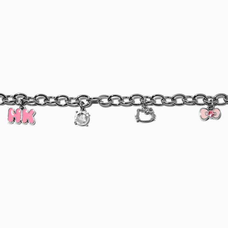 Hello Kitty&reg; 50th Anniversary Claire&#39;s Exclusive Silver-tone Charm Bracelet,