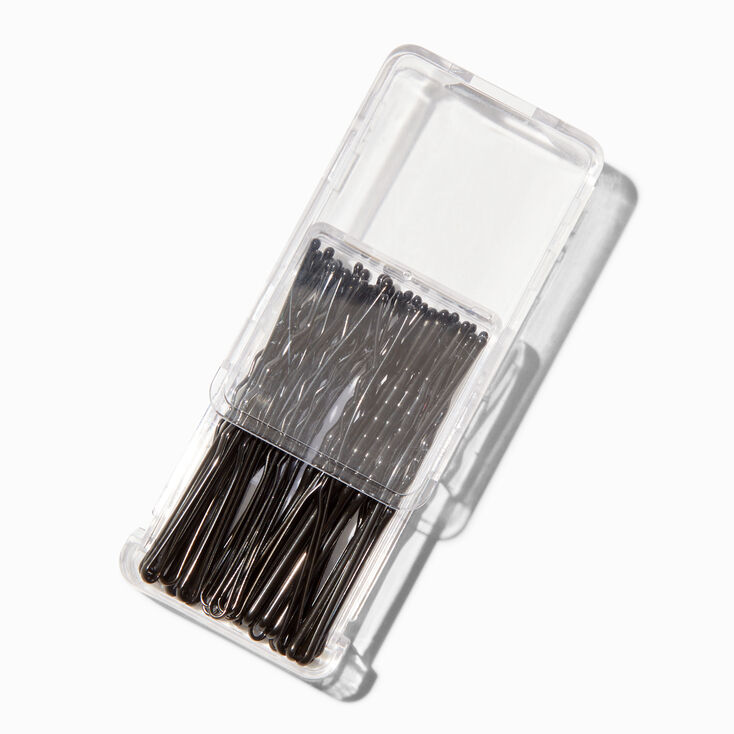 Large Bobby Pins - Black, 30 Pack,