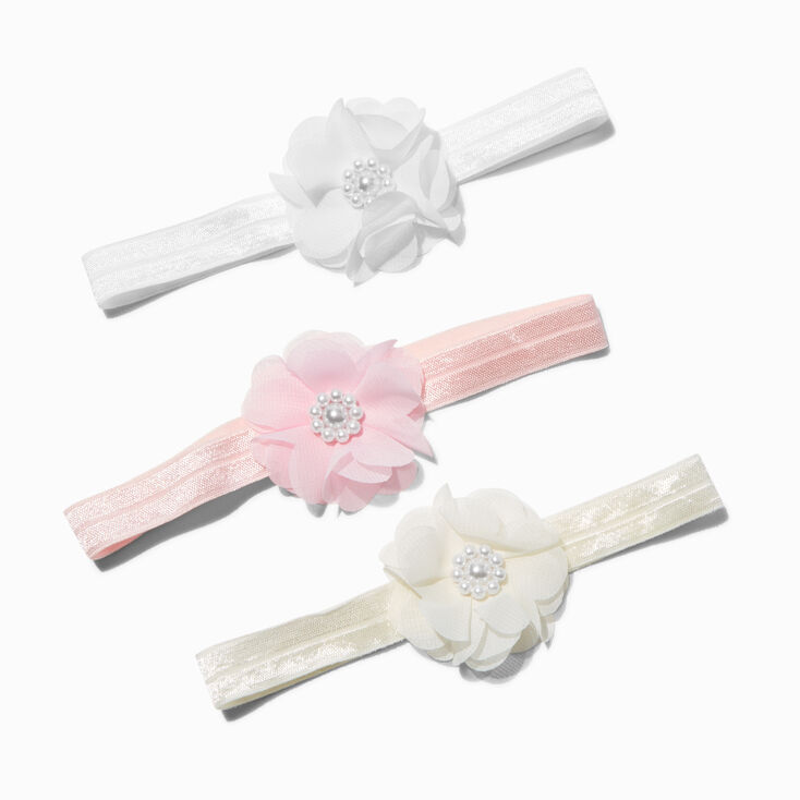 Claire's Club Special Occasion Rose Headwraps - 3 Pack