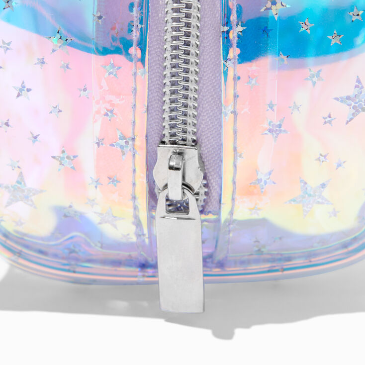 Holographic Star Transparent Makeup Bag,