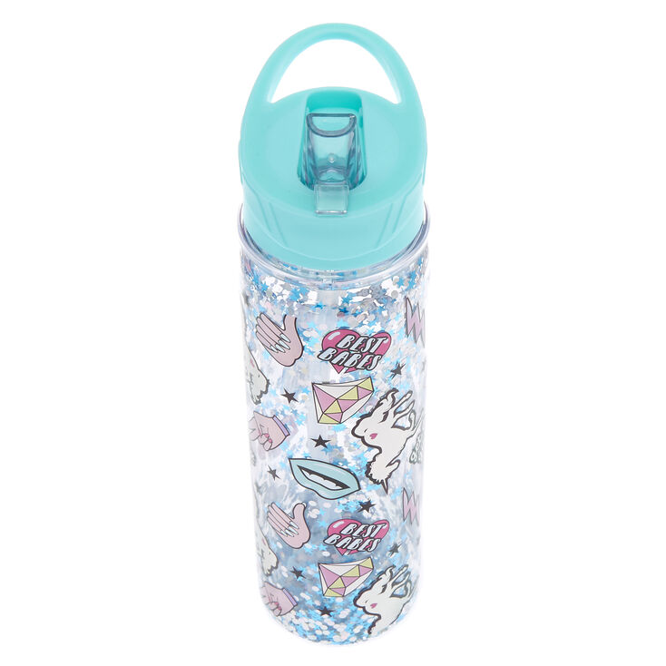 Unicorn PWR Shaker Glitter Water Bottle,