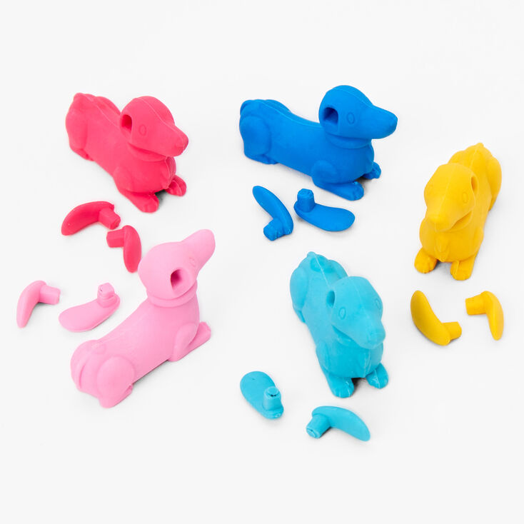 Dachshund Puppy Erasers - 5 Pack,