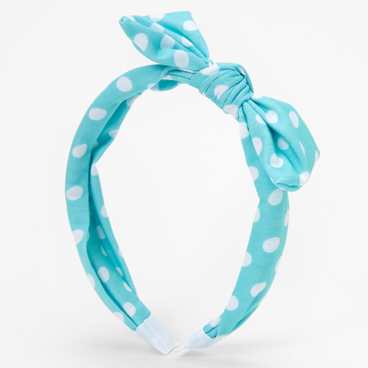 Claire&#39;s Club Polka Dot Headband - Mint,