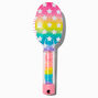 Claire&#39;s Club Rainbow Star Paddle Hair Brush Set,