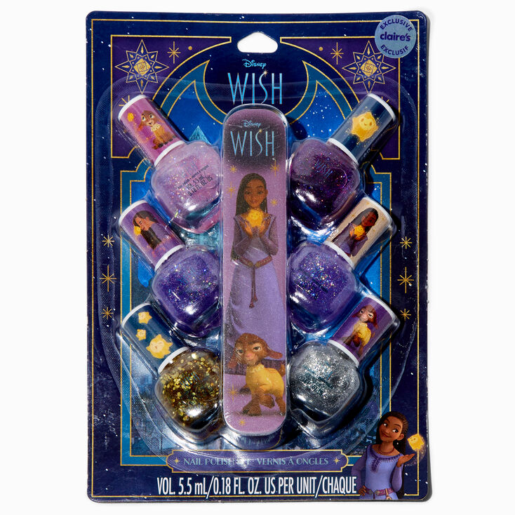 Disney Wish Claire&#39;s Exclusive Nail Polish Set - 7 Pack,