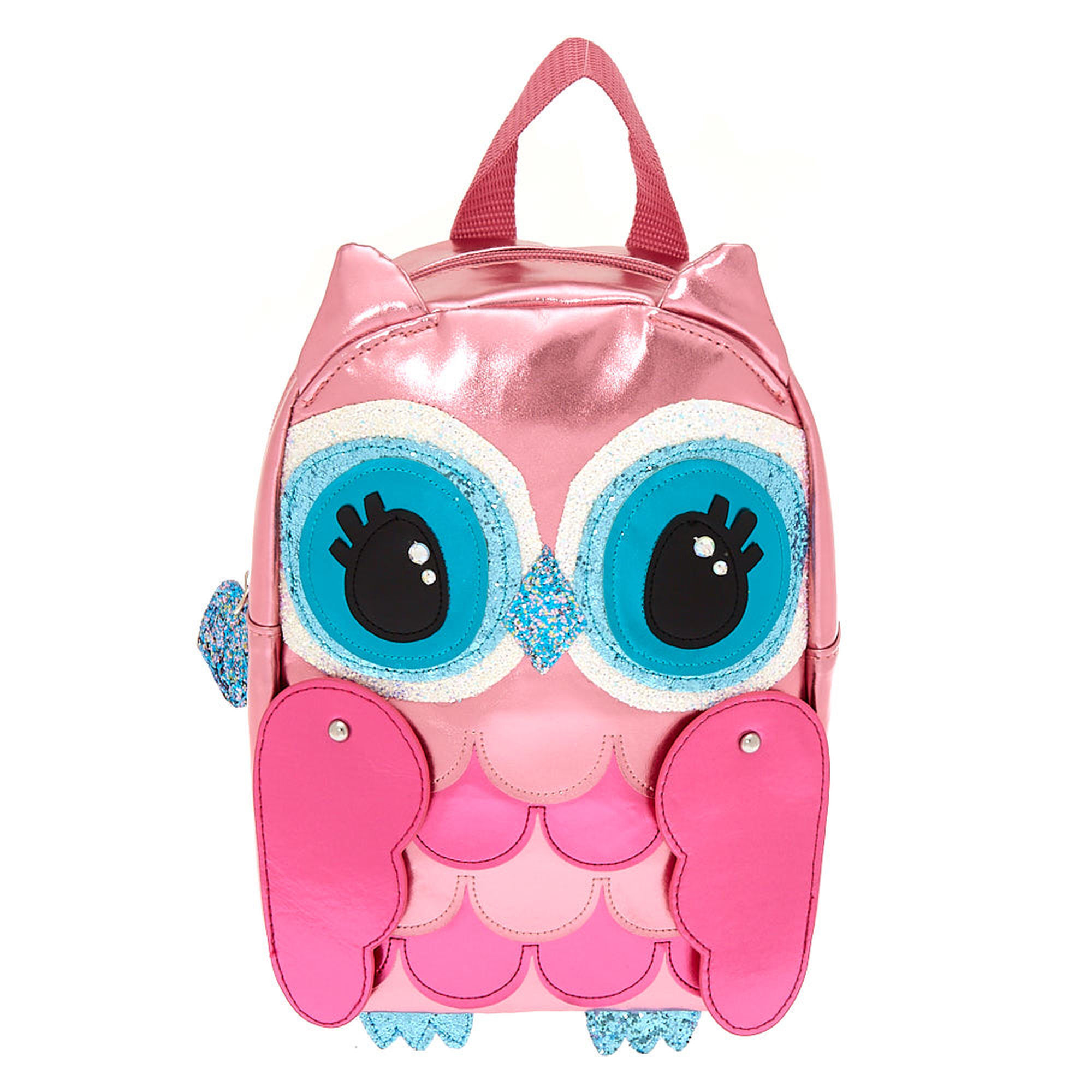 pink owl backpack
