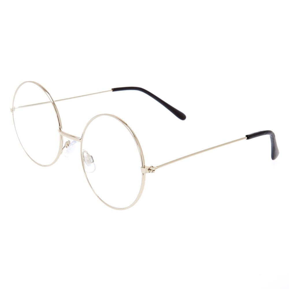 Round silver eyeglasses store