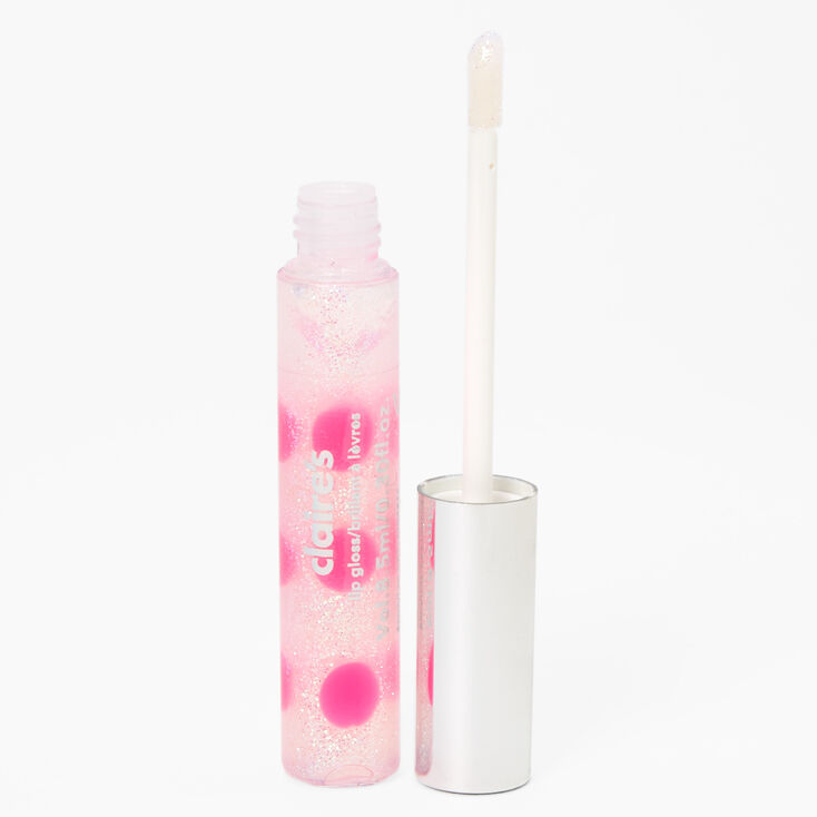 Pastel Polka Dot Lip Gloss Tube,