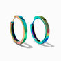 Anodized 25MM Huggie Hoop Earrings,
