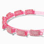 Pink Bling Twist &amp; Clip Headband,