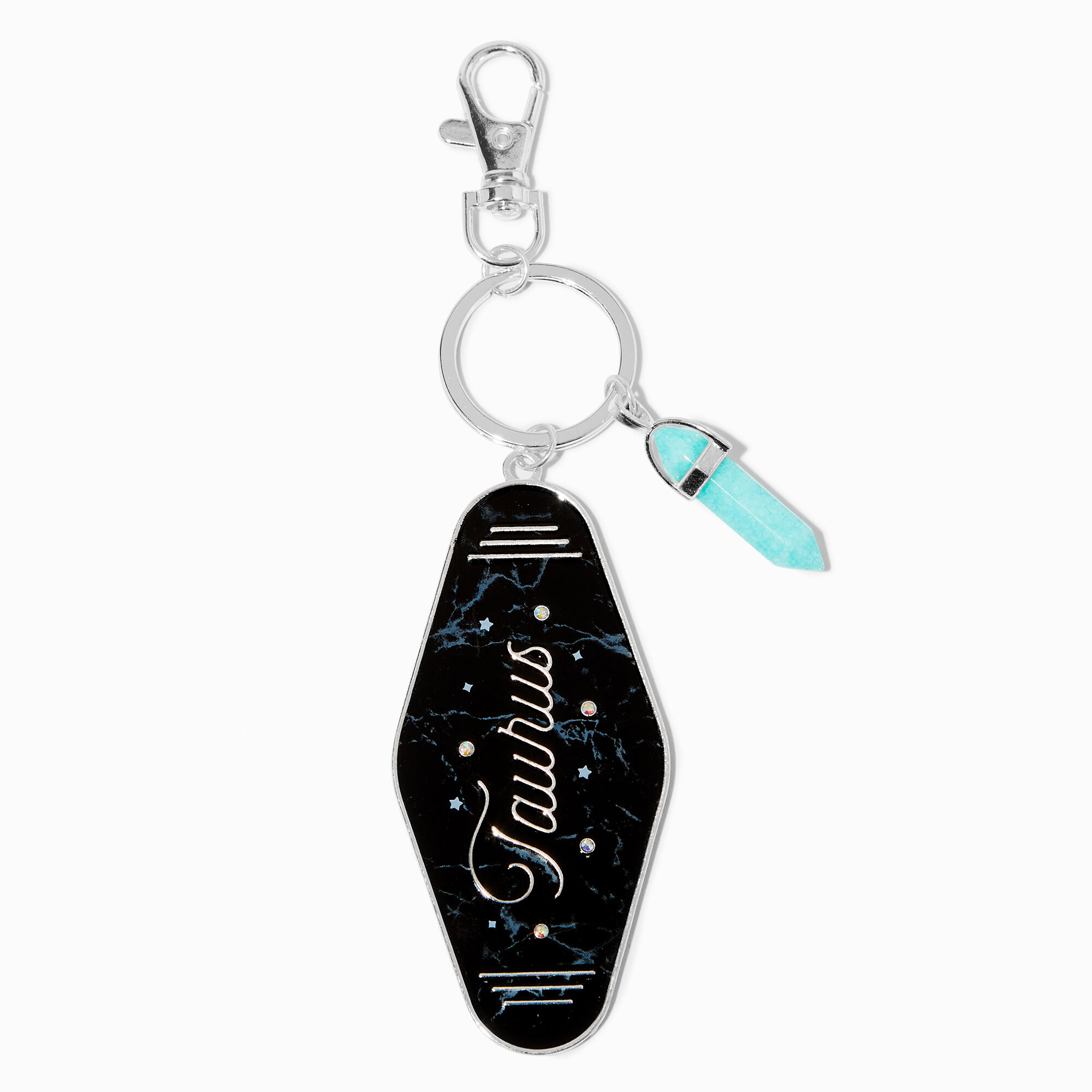 View Claires Retro Hotel Zodiac Keyring Taurus information