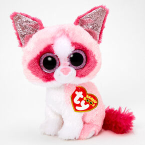 Ty&reg; Beanie Boos Mai The Pink Valentine Cat Soft Toy,