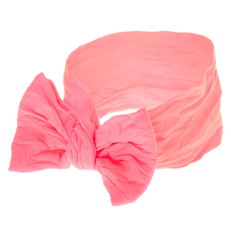 Claire's Bandeau à nœud noué Club Claire's - Rose
