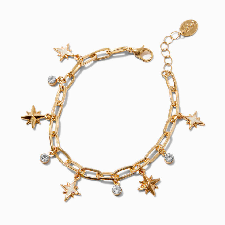 Gold-tone Celestial Charm Bracelet,