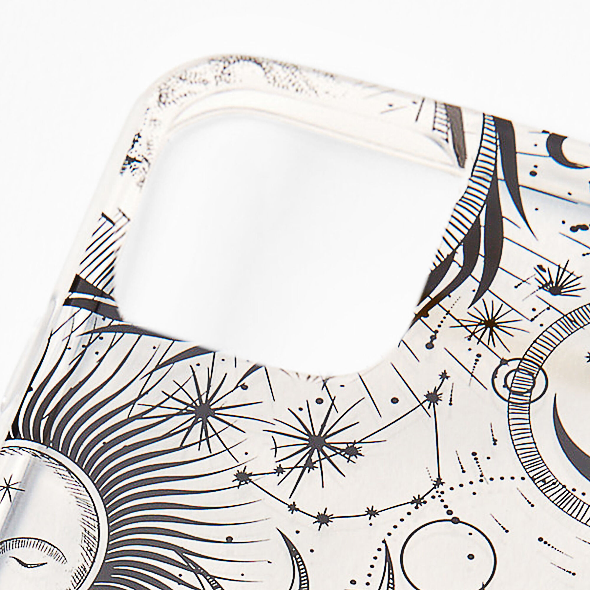 Clear Celestial Protective Phone Case - Fits iPhone® 12/12 Pro,