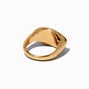 Gold-tone Embellished Seashell Ring,
