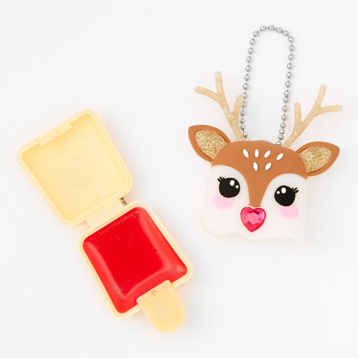 Pucker Pops Holiday Reindeer Lip Gloss - Cherry,