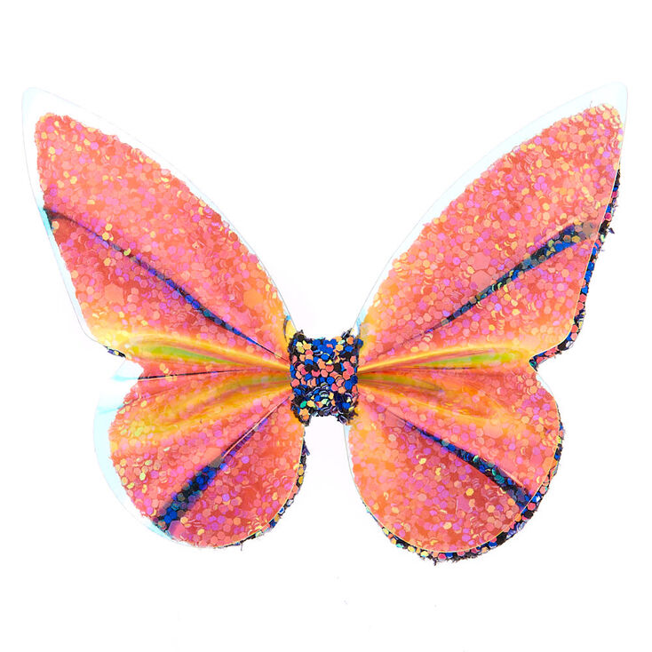Claire's Barrettes papillon à paillettes holographiques