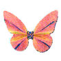 Barrettes papillon &agrave; paillettes holographiques,