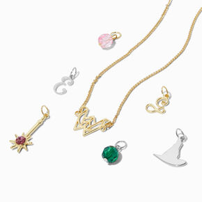Wicked&trade; Claire&#39;s Exclusive Multi Charm Mixed Metal Necklace,