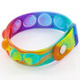 Push Poppers Bracelet Fidget Toy - Rainbow,