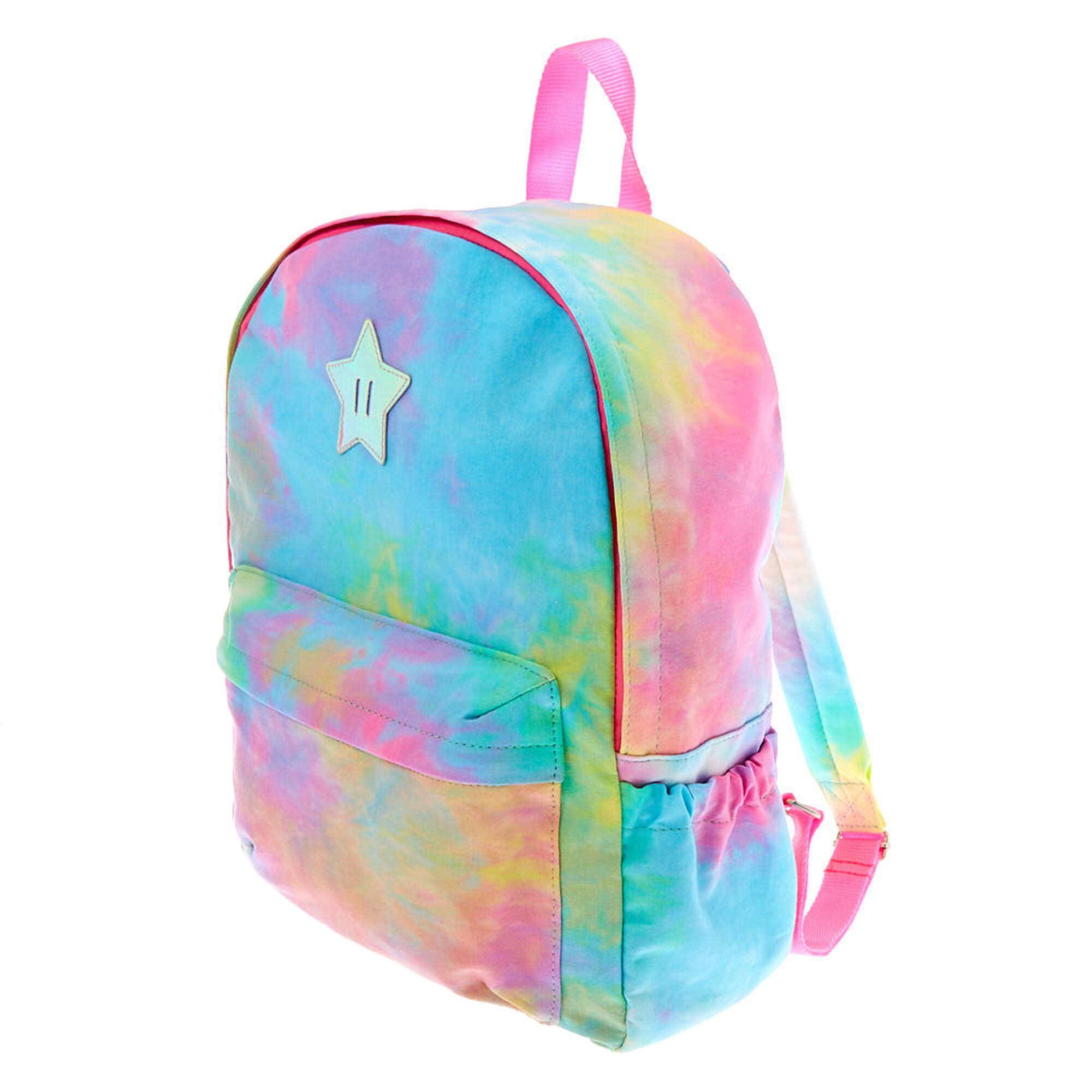 orange tie dye backpack