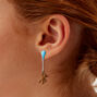 Teddy Bear With Balloon Drop Earrings,