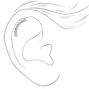 Silver Star Curve Cartilage Earring,