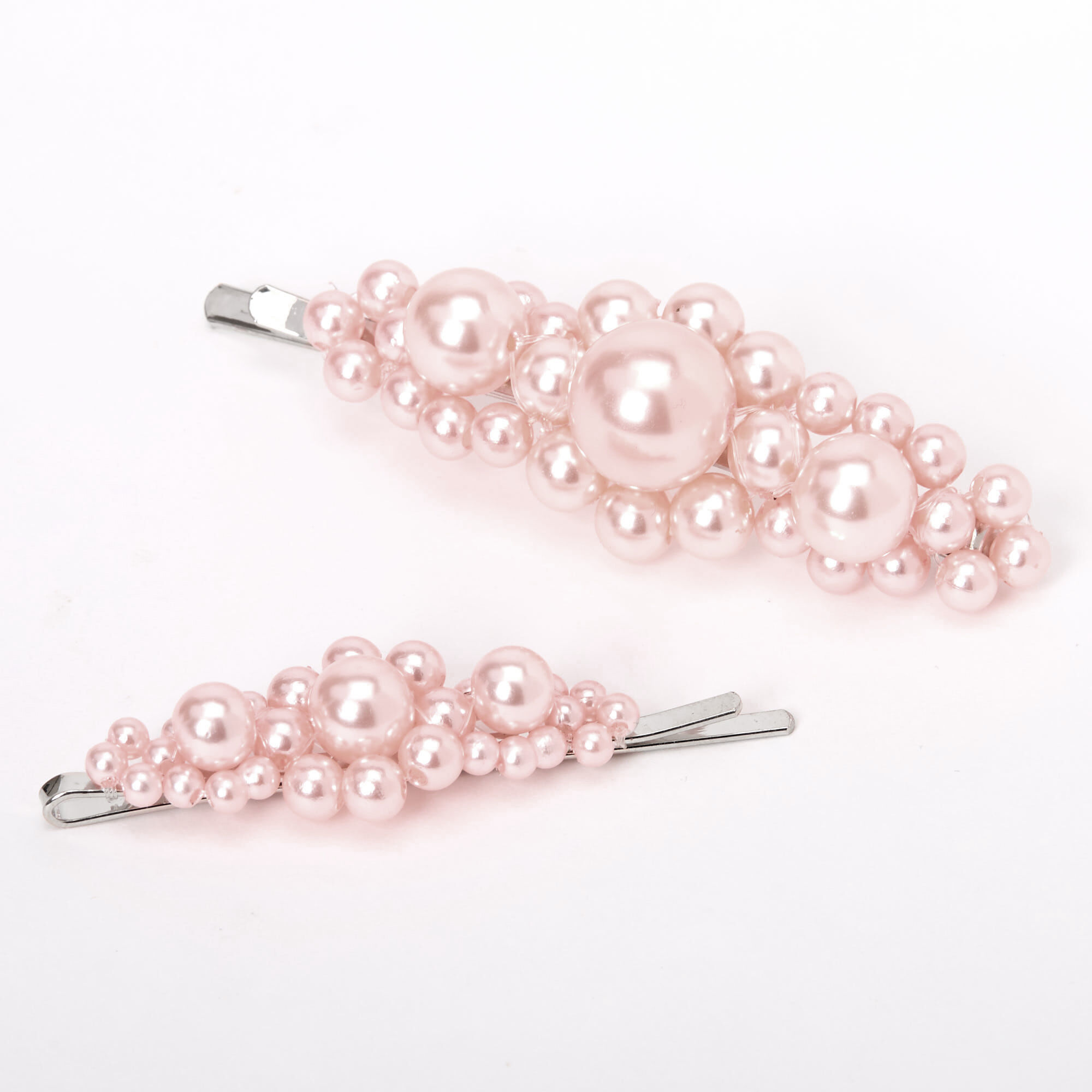 pink pearl hair pins