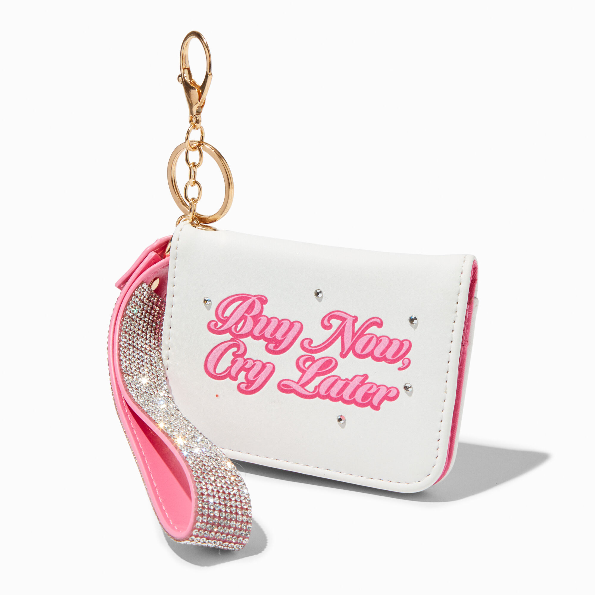 "Buy Now, Cry Later" Wristlet Card Case,