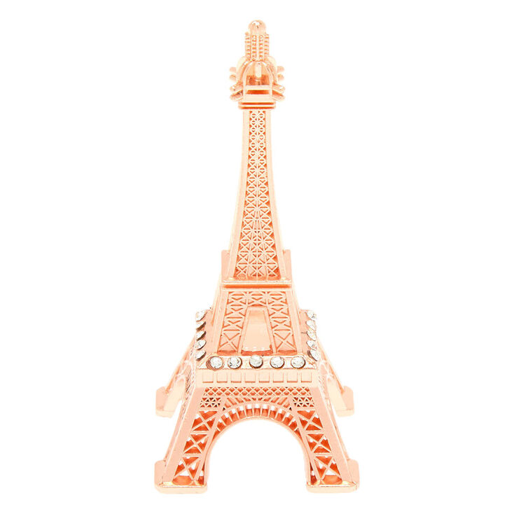 Presentoir Pour Bagues Tour Eiffel Couleur Dore Rose Claire S Fr