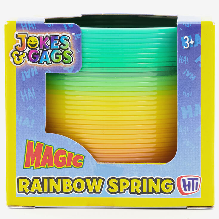Jokes &amp; Gags&trade; Rainbow Spring Fidget Toy,