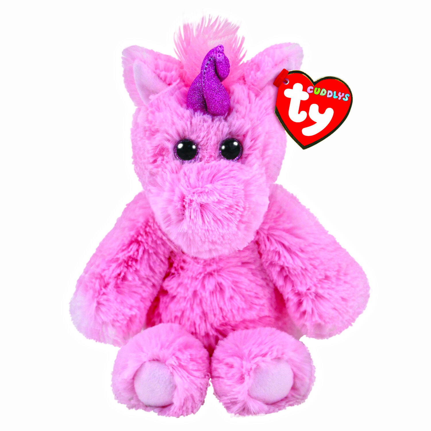 Ty Attic Treasures Estelle the Pink Unicorn Soft Toy,