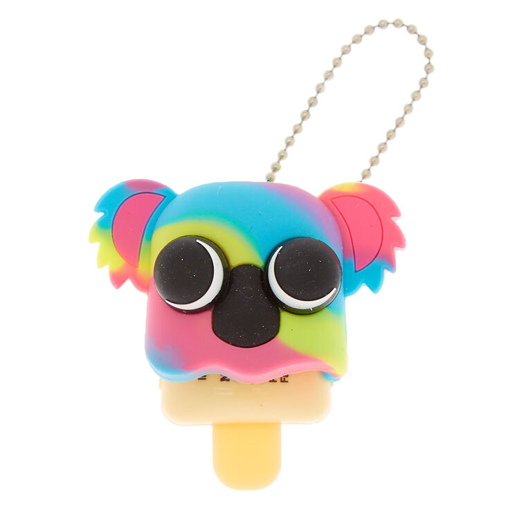 Claire's Gloss koala arc-en-ciel Pucker Pops™ parfum noix de coco