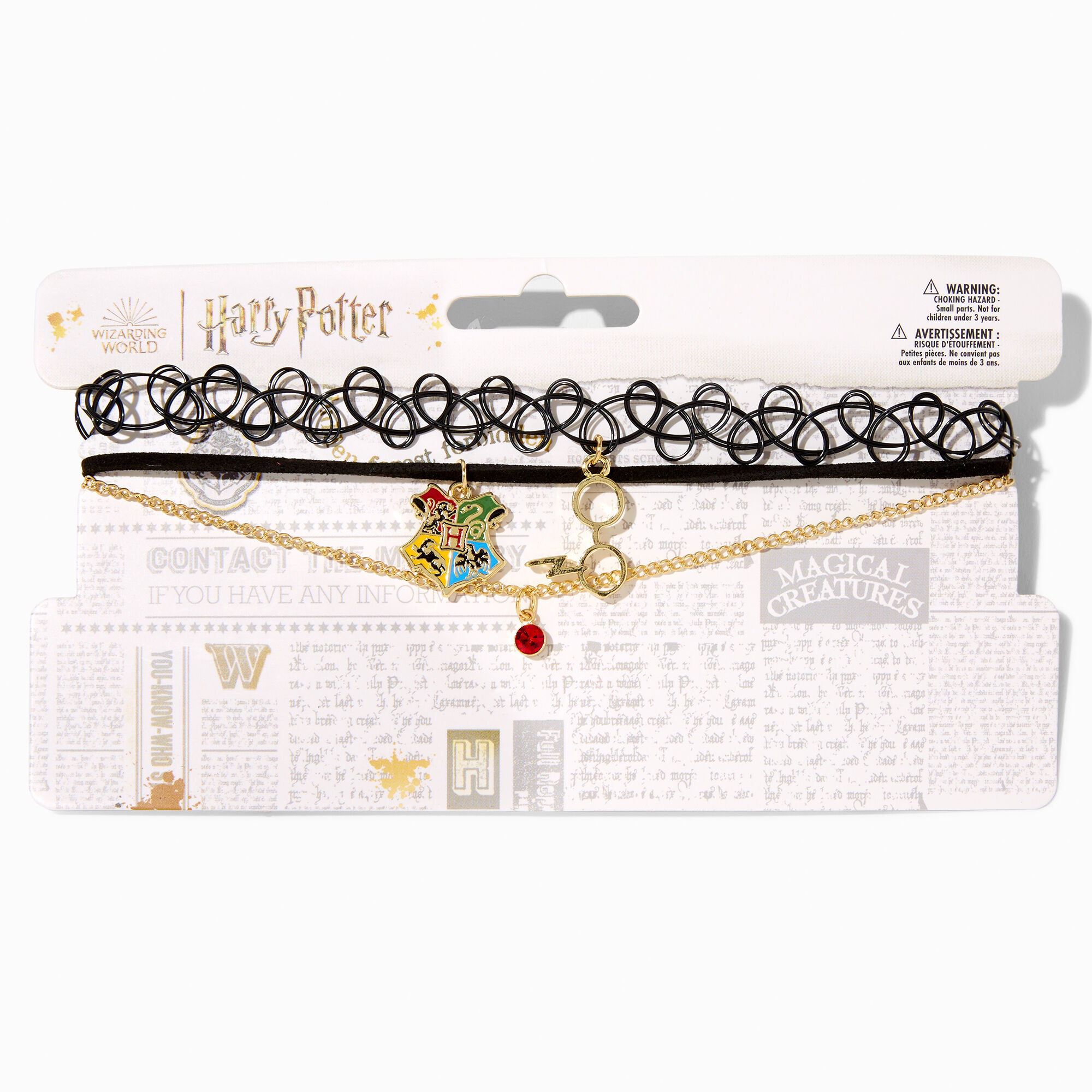 Harry Potter Wizarding World Choker Necklace Set 3 Pack