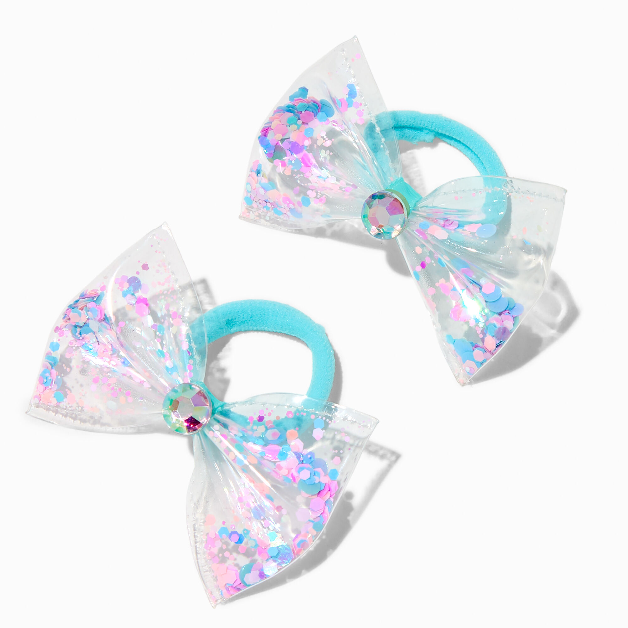 Claire's Club Shaky Bows Hair Ties - 6 Pack,