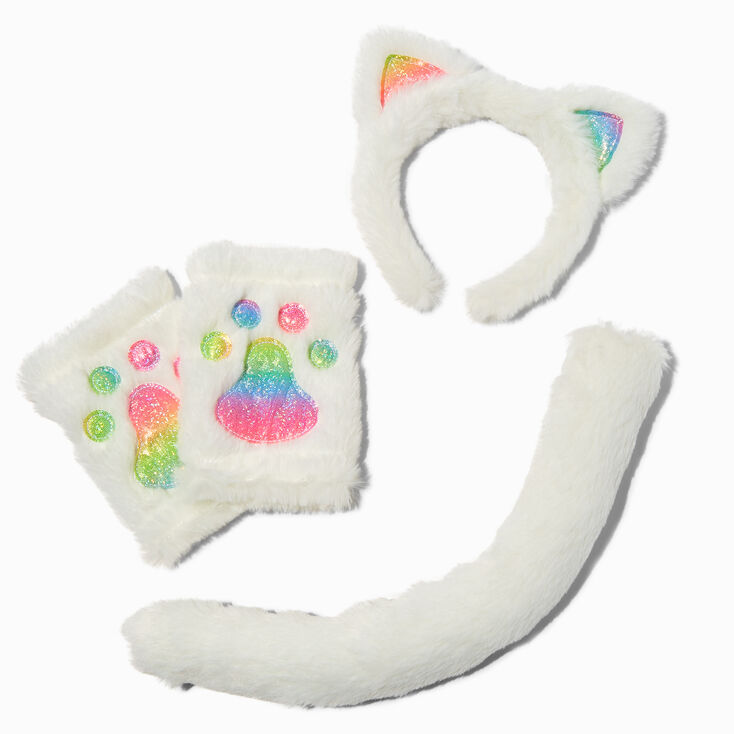 White Cat Dress Up Set - 3 Pack,