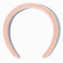 Blush Pink Velvet Puffy Headband,