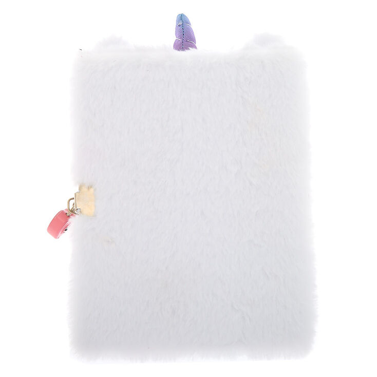 Magical Mia the MerCat Lock Soft Notebook - White,